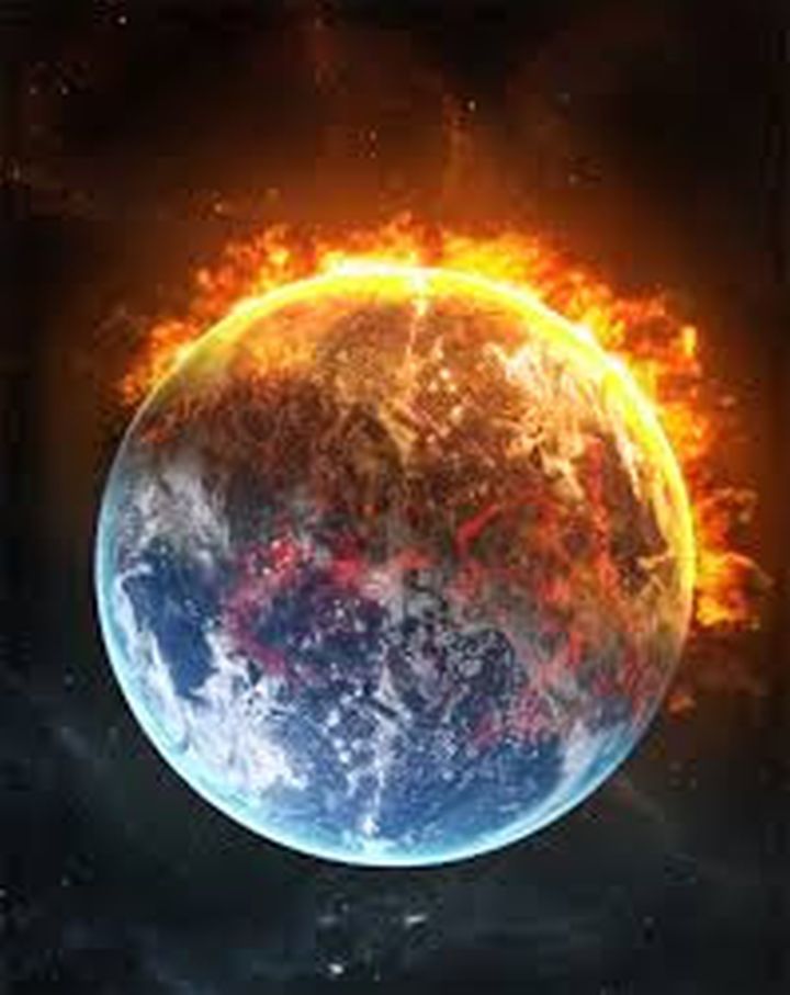 earth burning