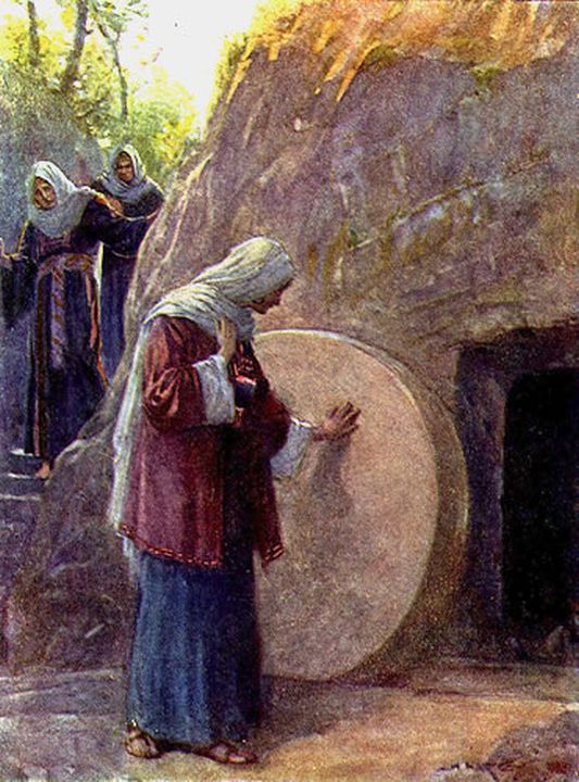 Magdalene at the tomb