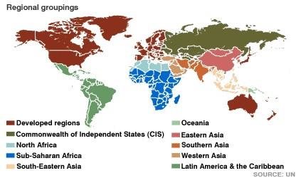 United Nations economic zones